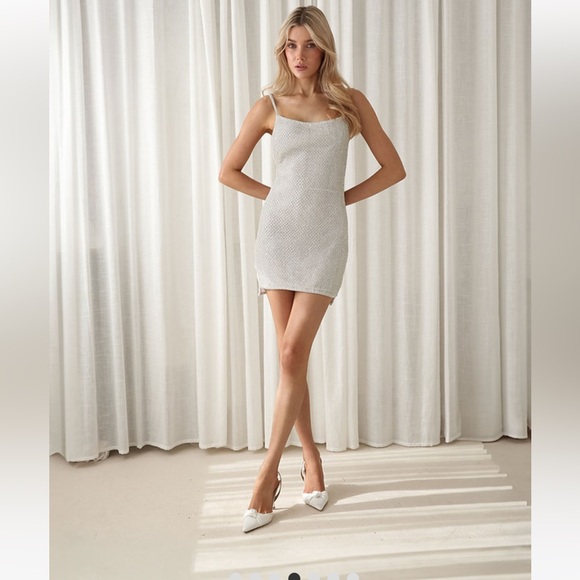 Aston Bridal White Rocky Mini - Size 10(AU) 6(US) Wedding Reception Party Dress - Picture 3 of 15